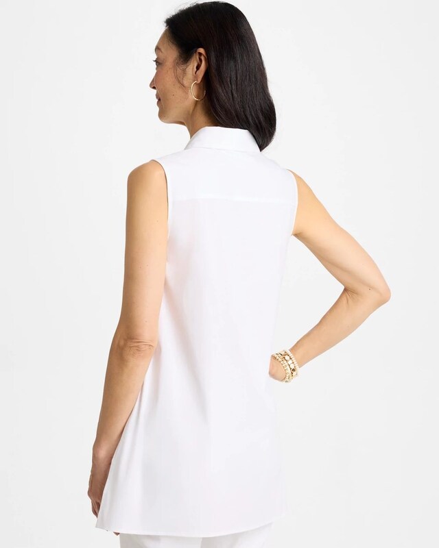 Poplin Cotton Collared Tunic - image 3